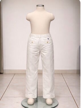 Ralph Lauren Kids White Cotton Pants size 12